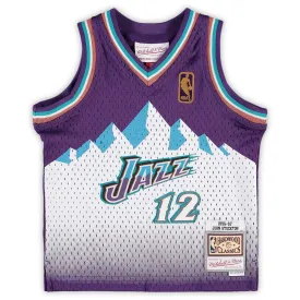 Infant Mitchell & Ness John Stockton Purple Utah Jazz 1996/97 Hardwood Classics Senior Citizen Jersey Unbranded