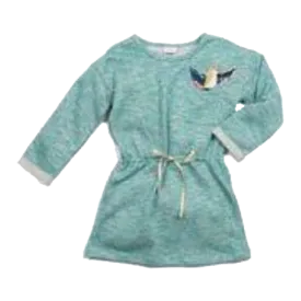 Jamine Teal French Terry Dress