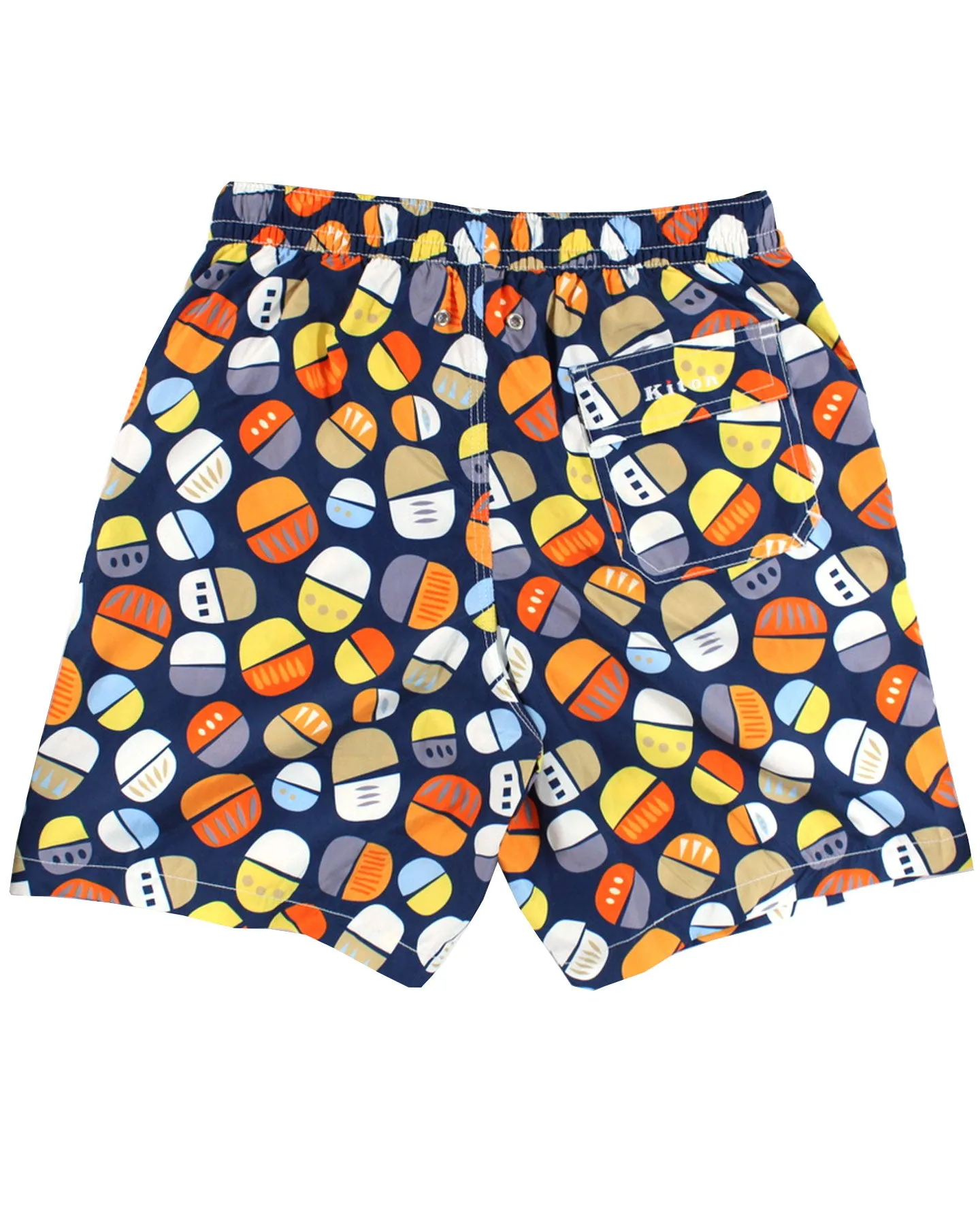 Kiton Kids Swim Shorts Navy Multi Colored Novelty - Kids 10 Years Old FINAL SALE