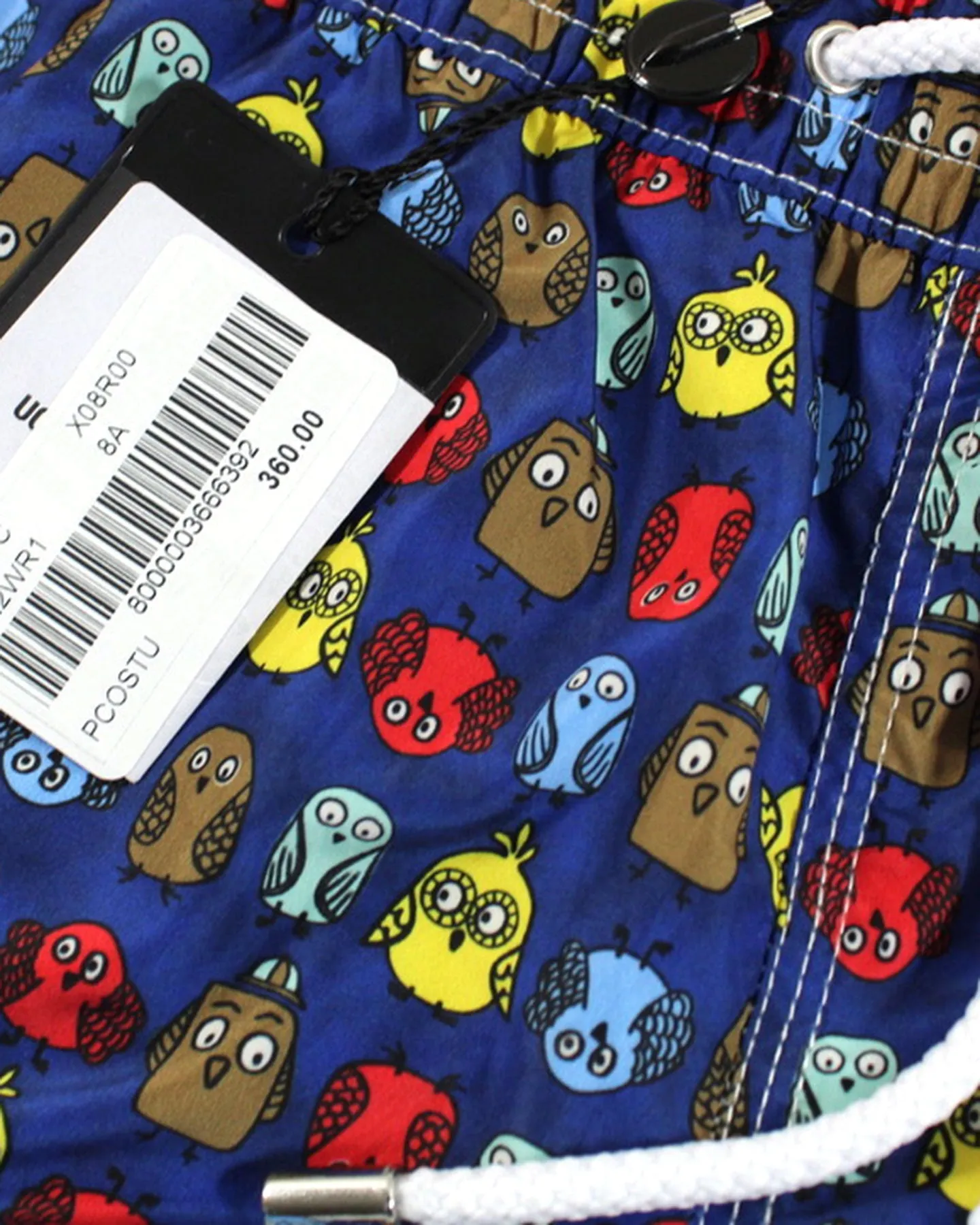 Kiton Youth Swim Shorts Navy Birds - Kids 8 Years Old - SALE