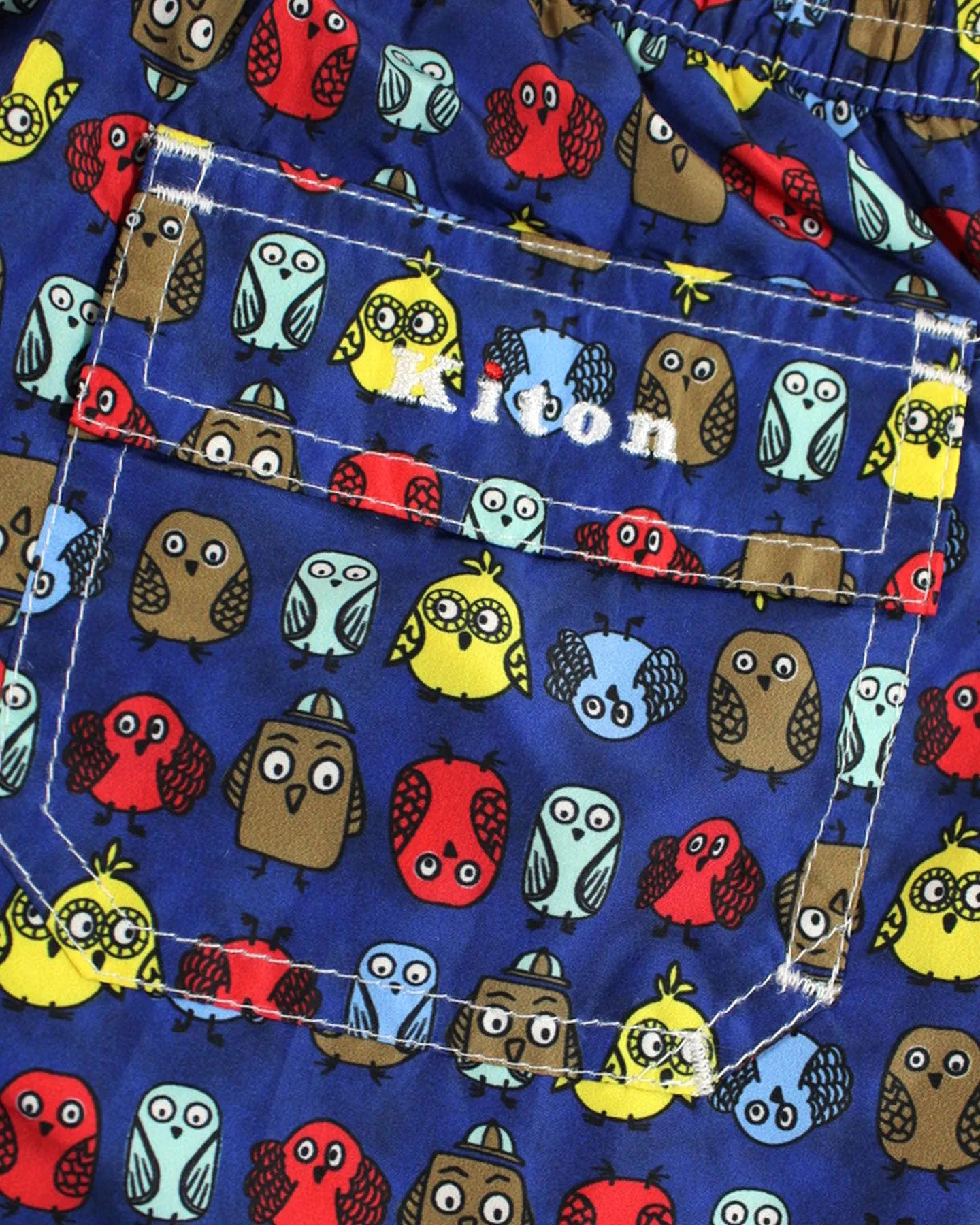 Kiton Youth Swim Shorts Navy Birds - Kids 8 Years Old - SALE