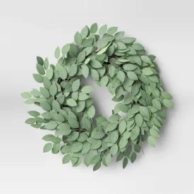Leaf Wreath Green - Threshold