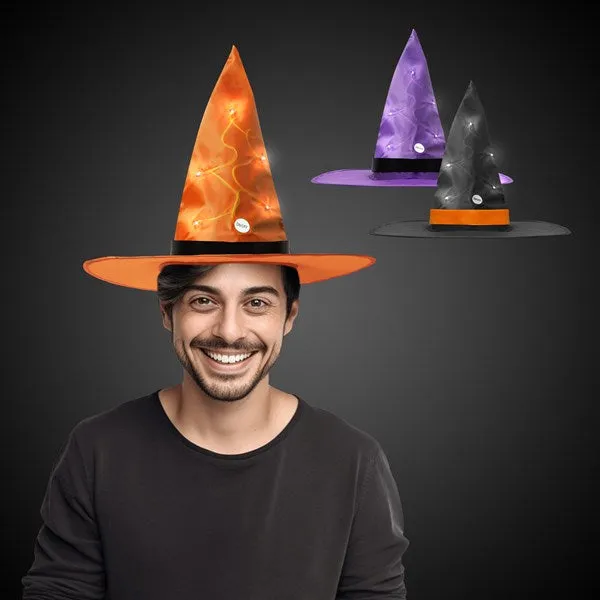 LED Light Up Witch Hats