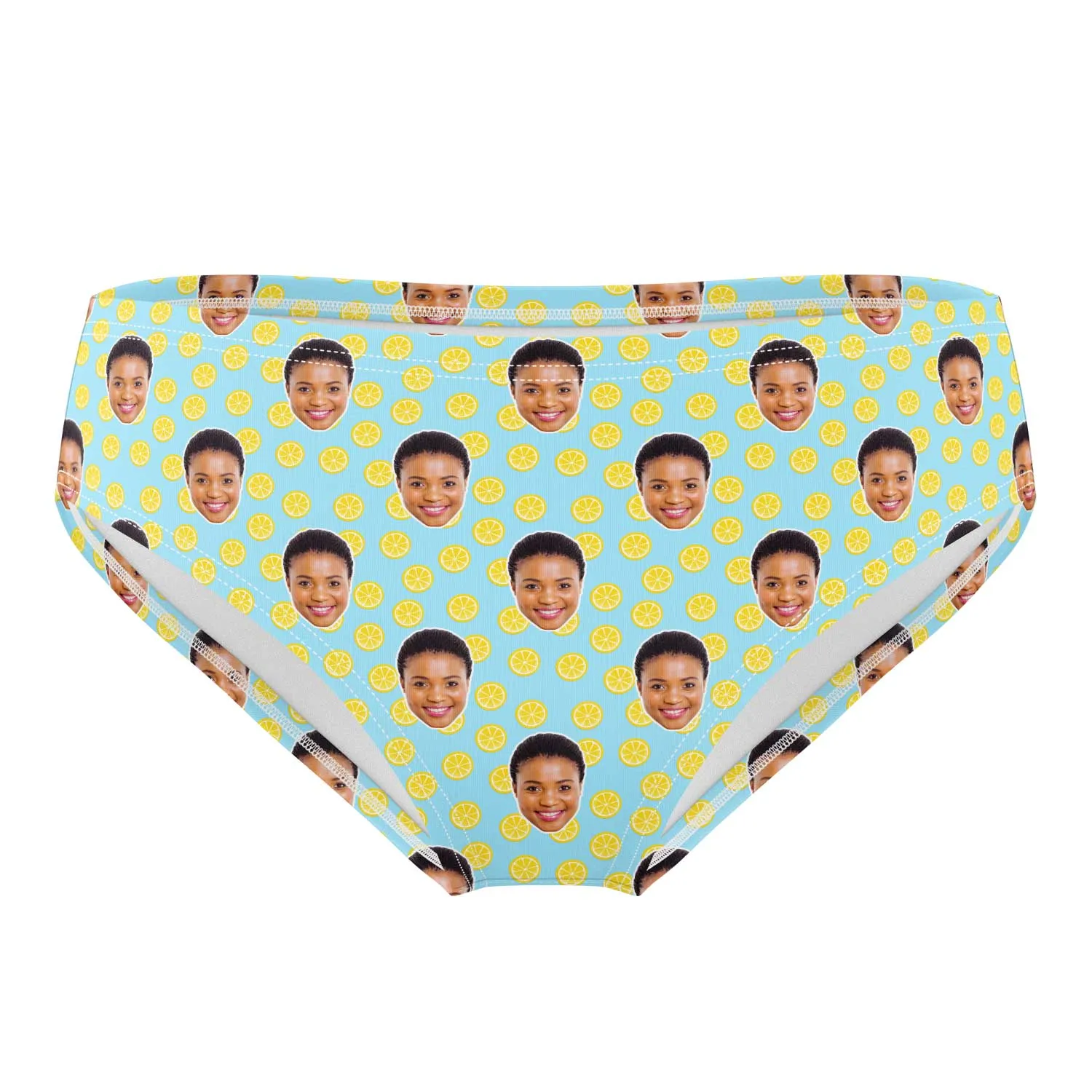 Lemon Personalised Swim Trunks