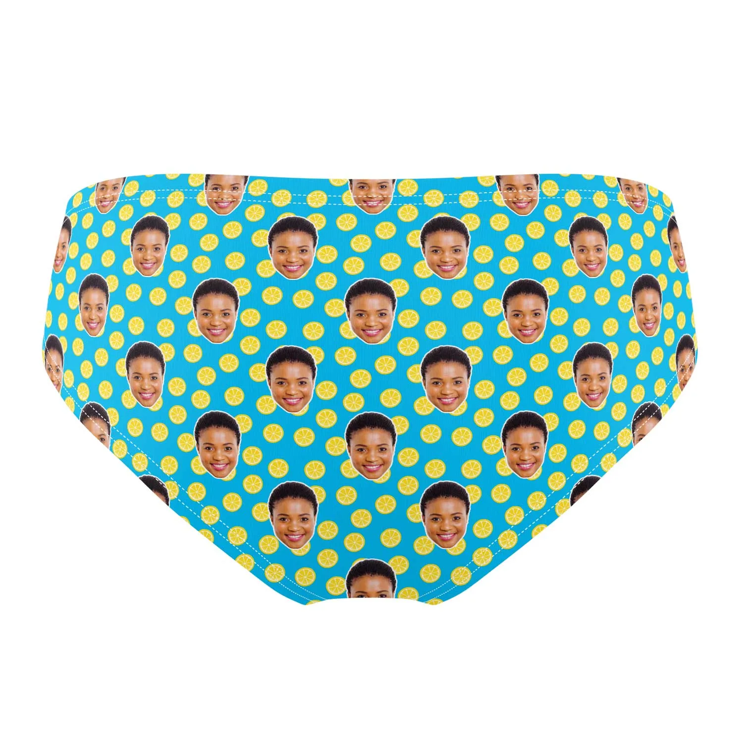 Lemon Personalised Swim Trunks