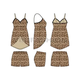 Leopard Textured Loungewear