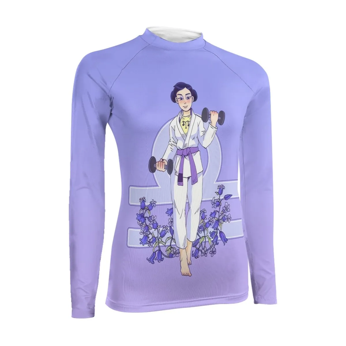 Libra Mom Women's Long Sleeve Rash Guard