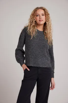 Long Sleeve Crew Sweater - Shadow Grey