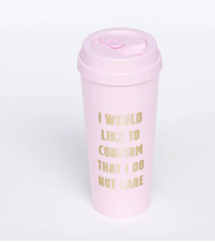 #M527 I Would Like to Confirm That I Do Not Care Latte Cup
