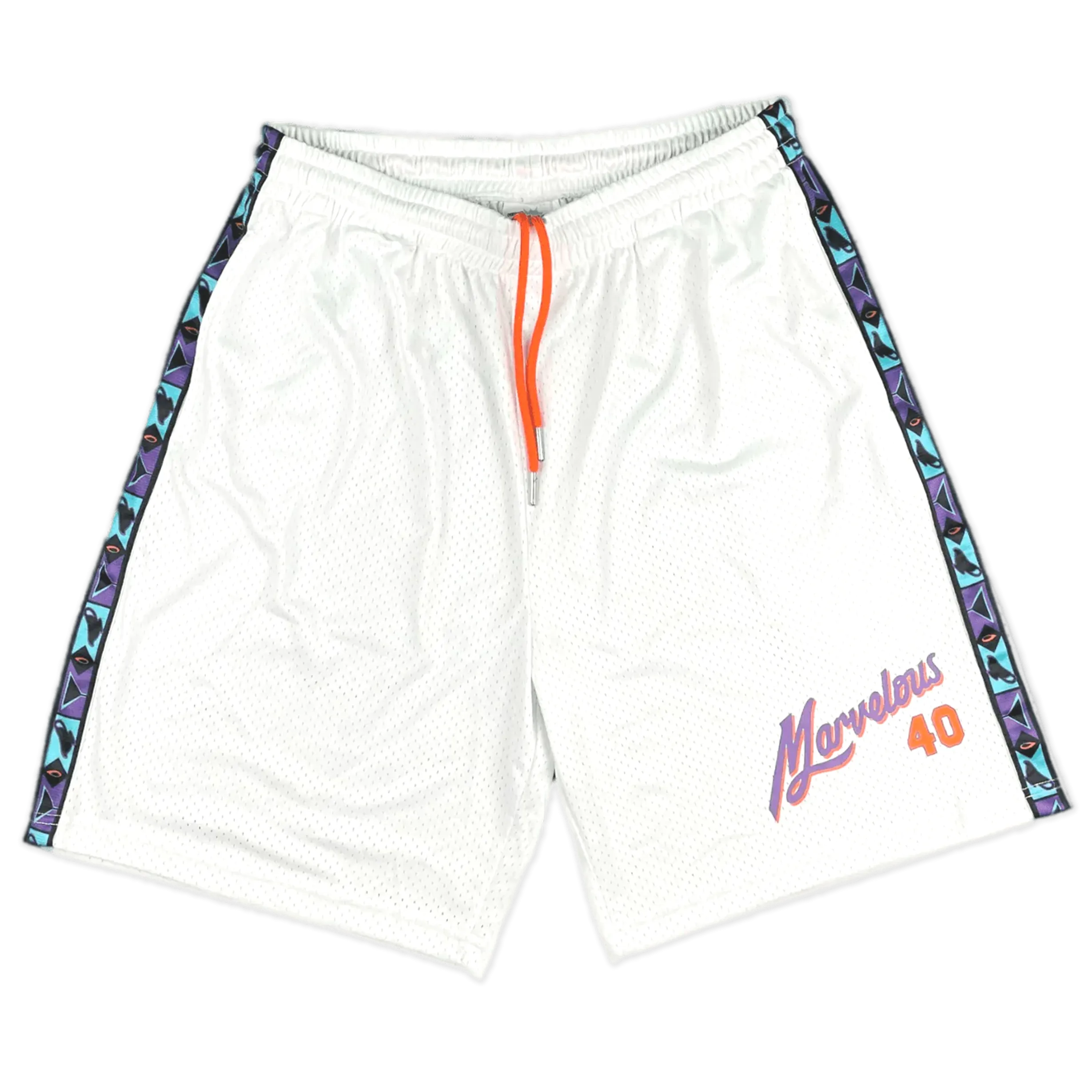 Marvelous Basketball Shorts (White)