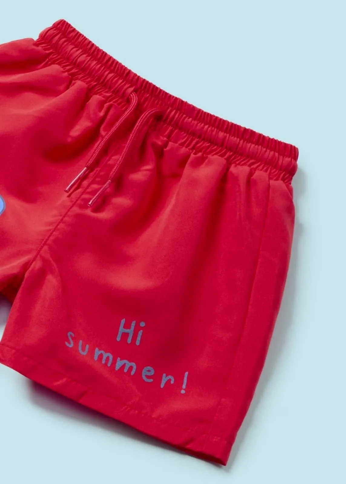 Mayoral Baby & Toddler Boys Red Animal Swim Trunks & Hat