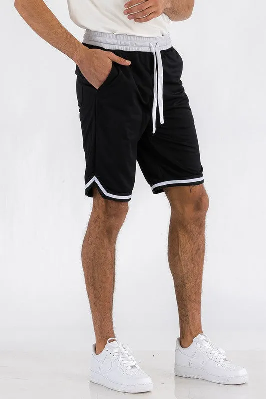 Men's Khaki Athletic Basketball Sports Shorts