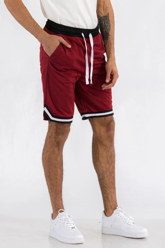 Men's Khaki Athletic Basketball Sports Shorts