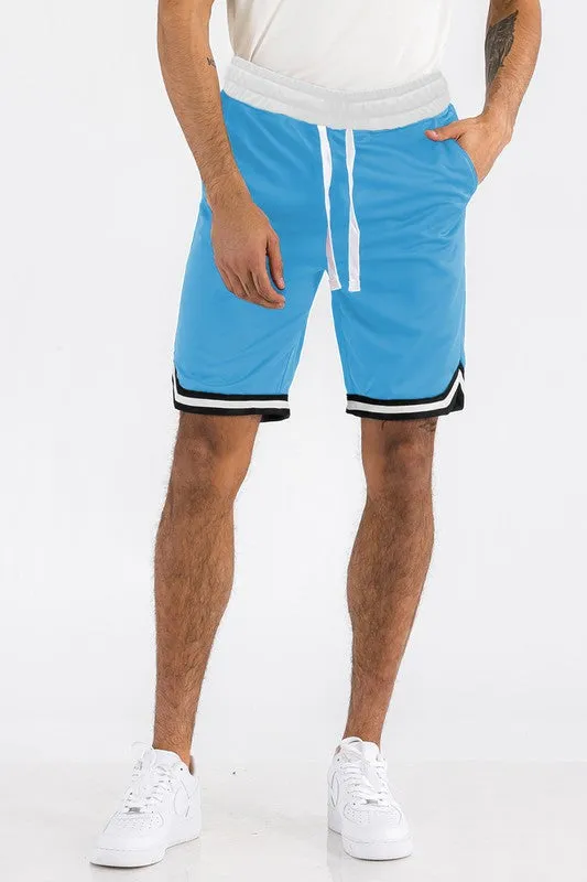 Men's Khaki Athletic Basketball Sports Shorts