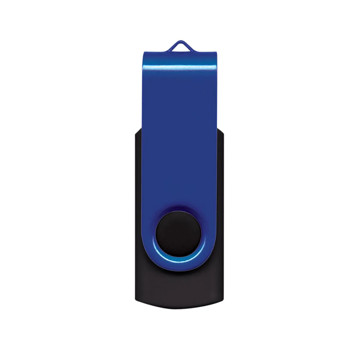Merchology Blue/Black Helix 16GB Flash Drive