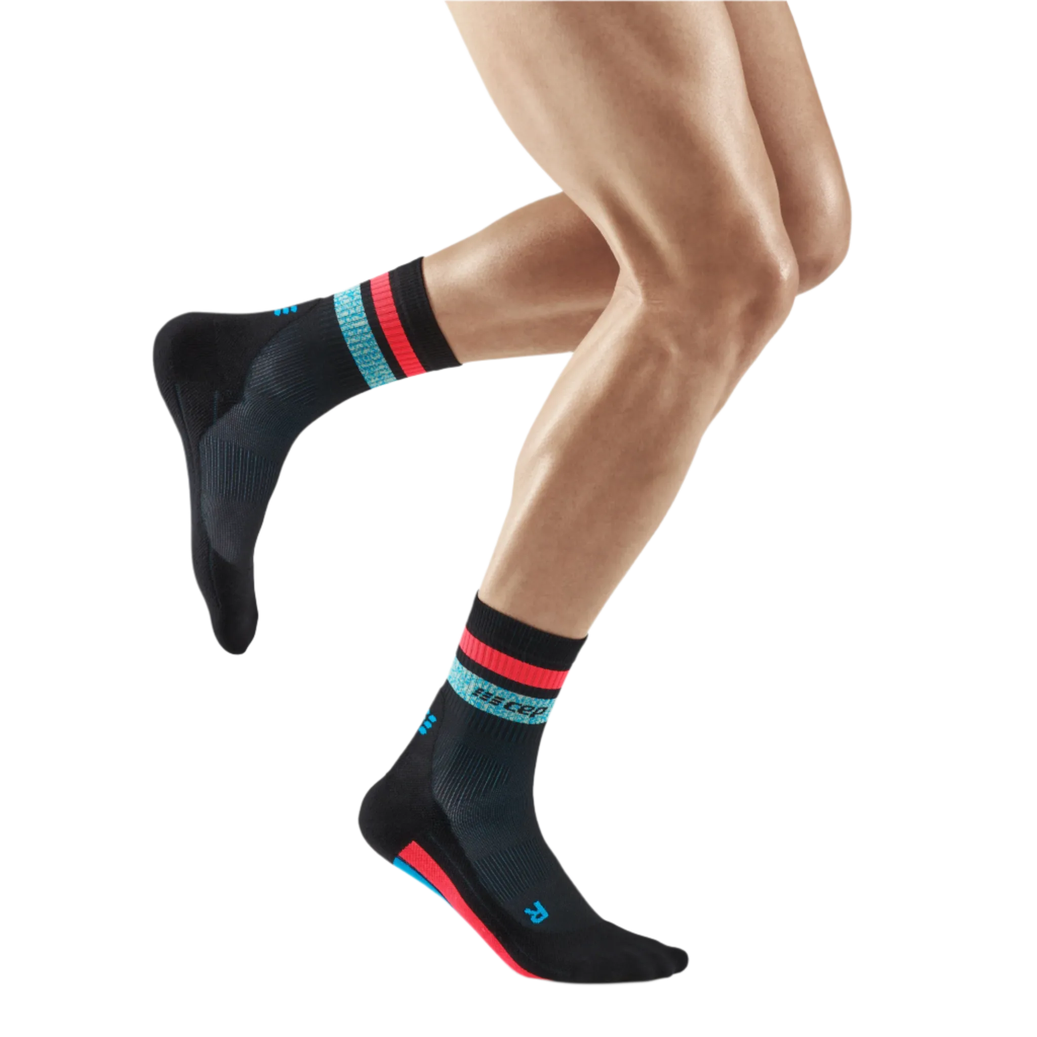 Miami Vibes Mid Cut Compression Socks, Men
