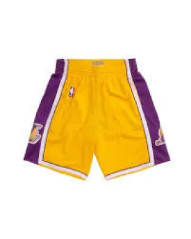 Mitchell & Ness - Swingman Shorts Lakers LOGO - Gold