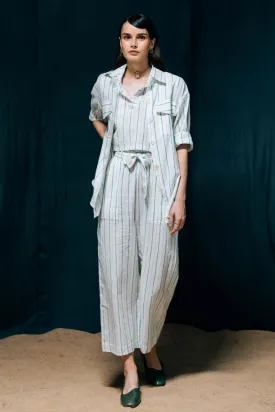 Mrinmoyee - Striped Culottes