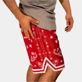 Paisley Print Basketball Shorts