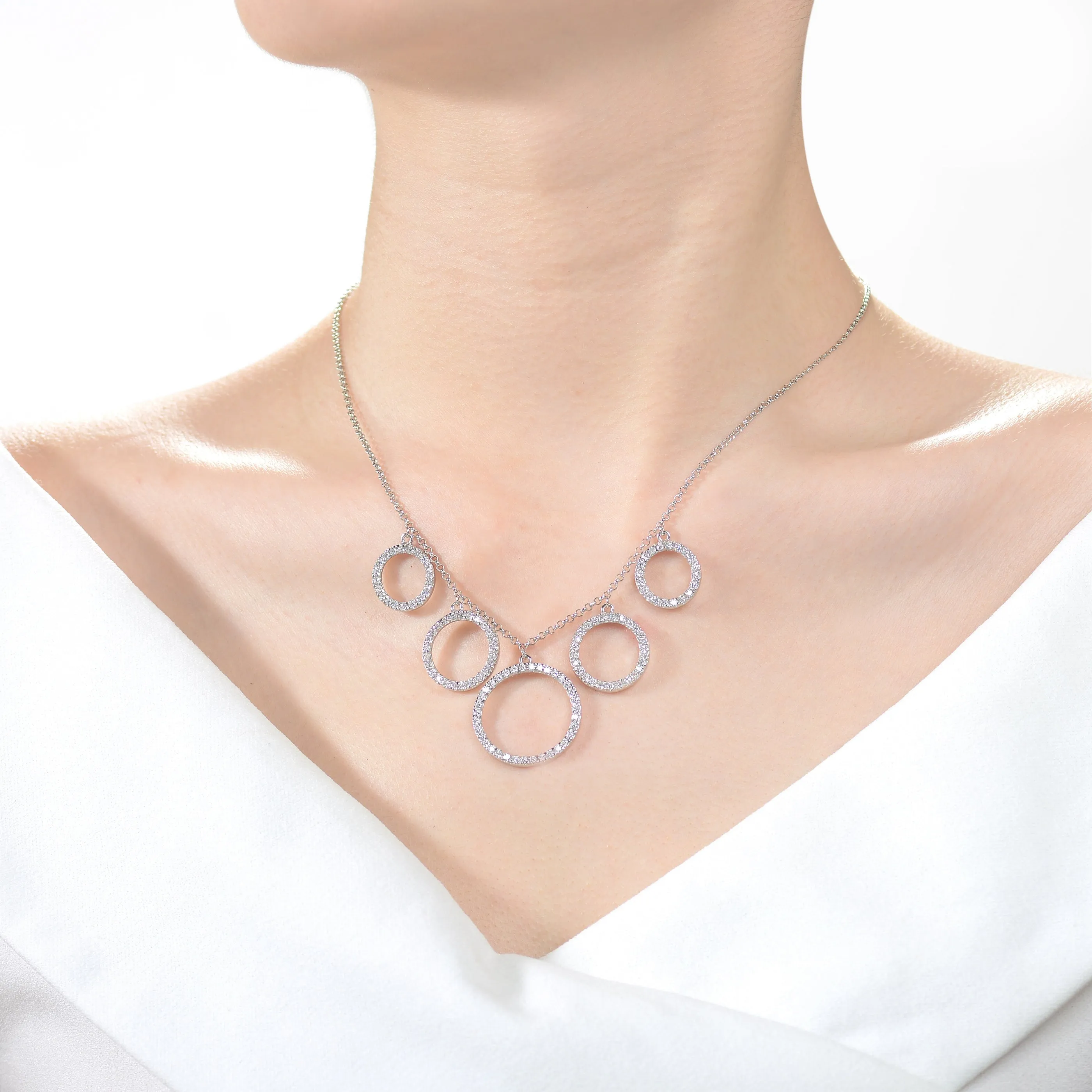 Paris Circles Midi Necklace