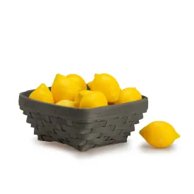 Pewter Short Flare Utility Basket