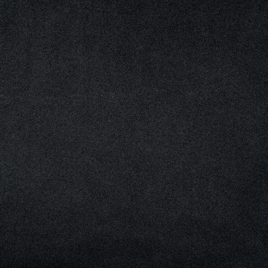 Plain Black Viscose Jersey