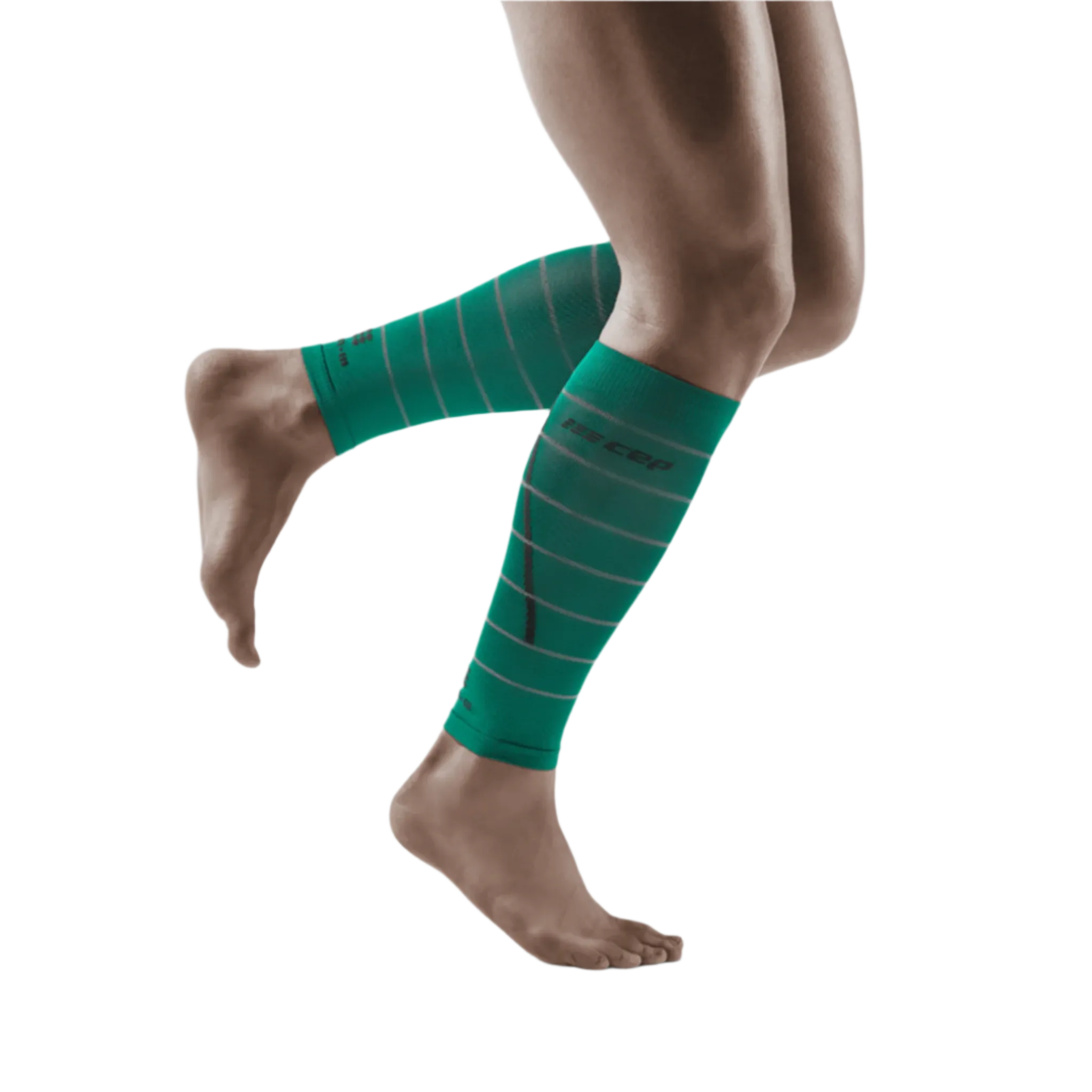 Reflective Compression Calf Sleeves, Men