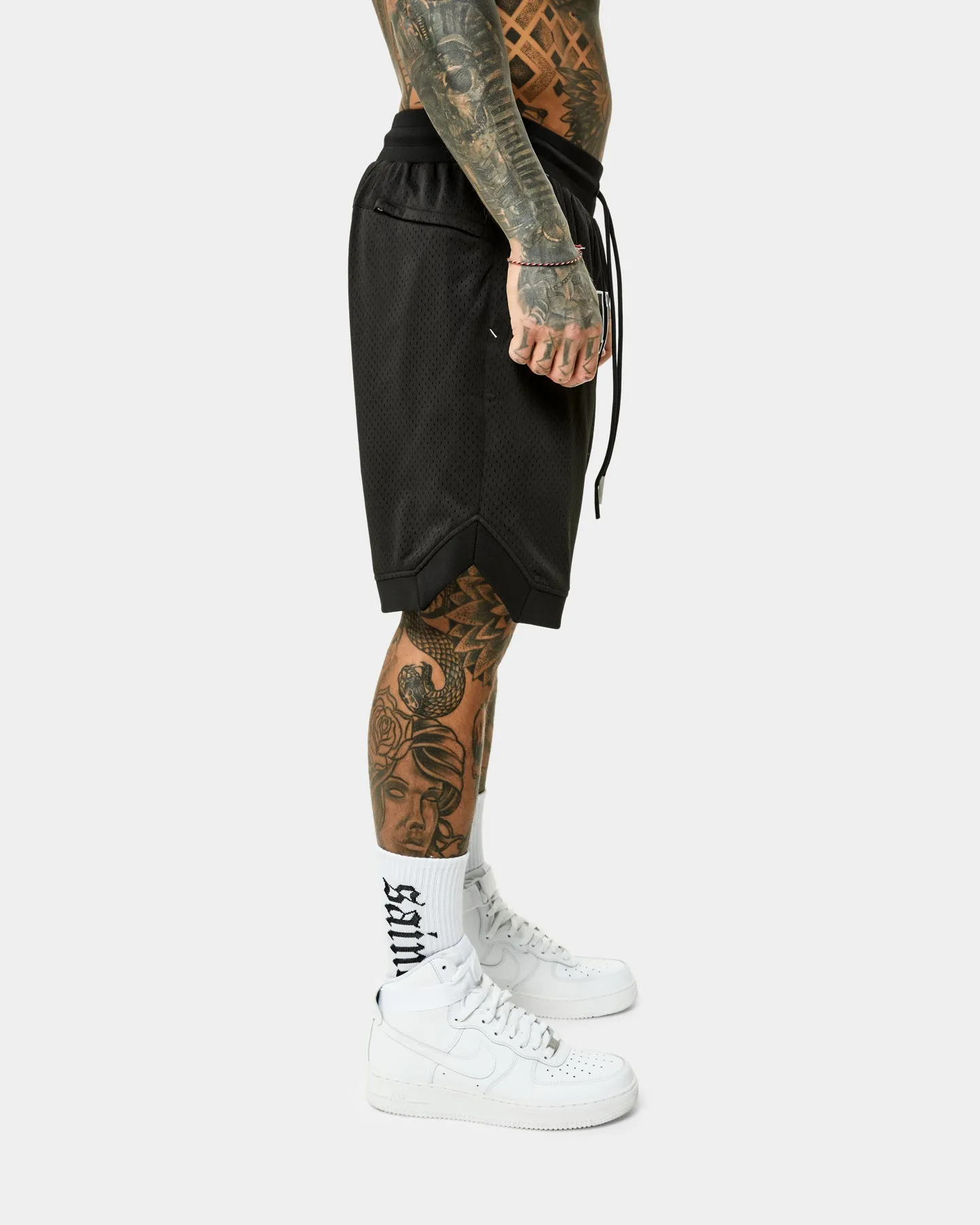 Saint Morta Workshop Basketball Shorts Black/White