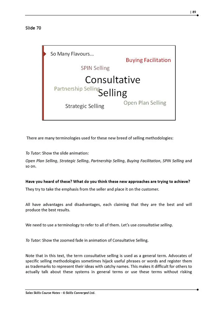 Sales Skills