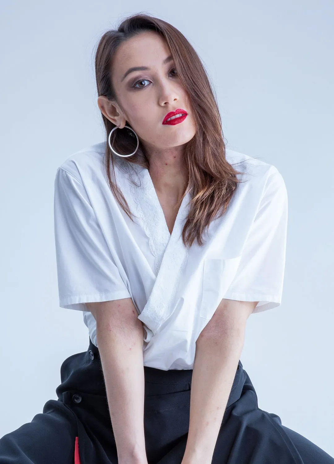 Samurai Mode Shirt II - KASANE - Lace Collar short