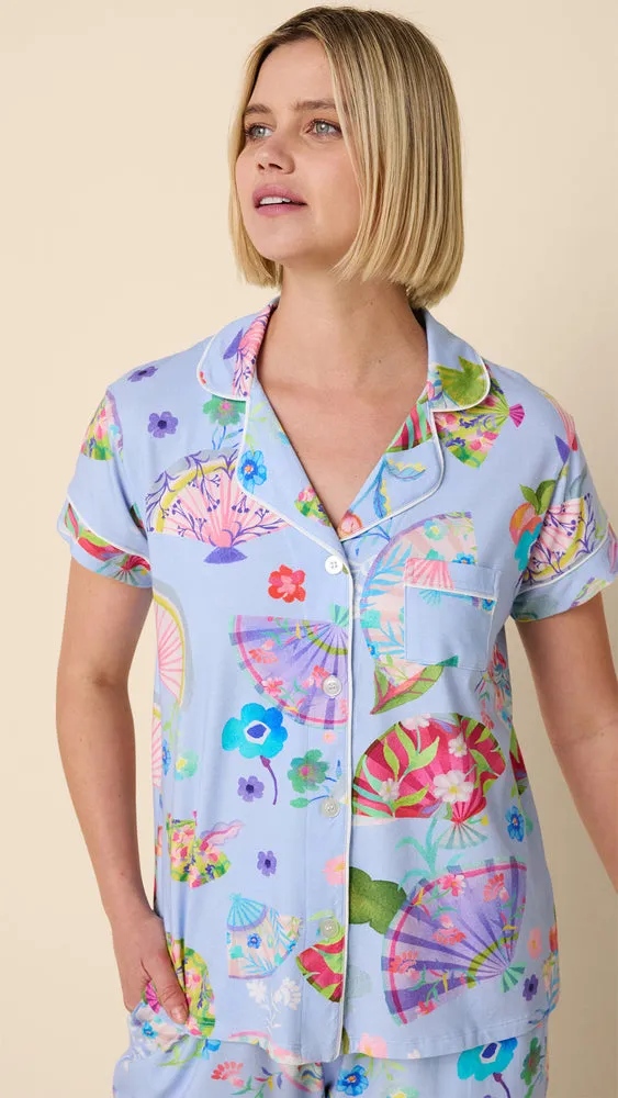 SHANGHAI FANS PIMA KNIT CAPRI PJ SET
