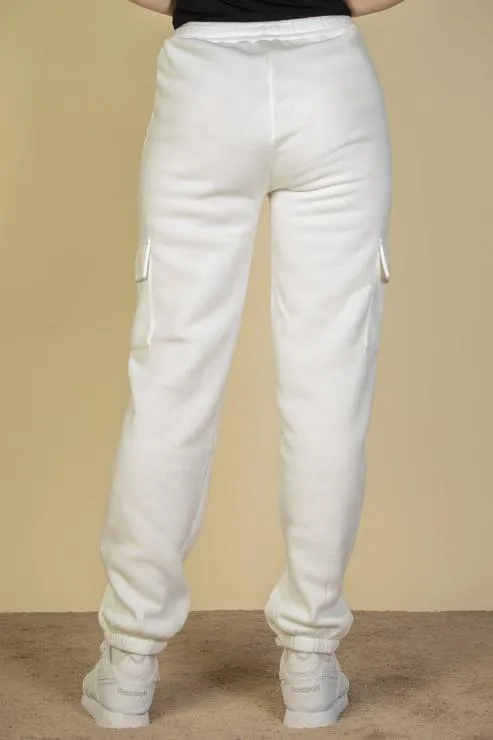 Side Pocket Drawstring Waist Sweatpants