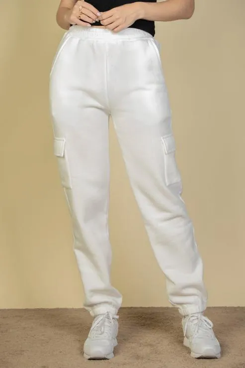 Side Pocket Drawstring Waist Sweatpants