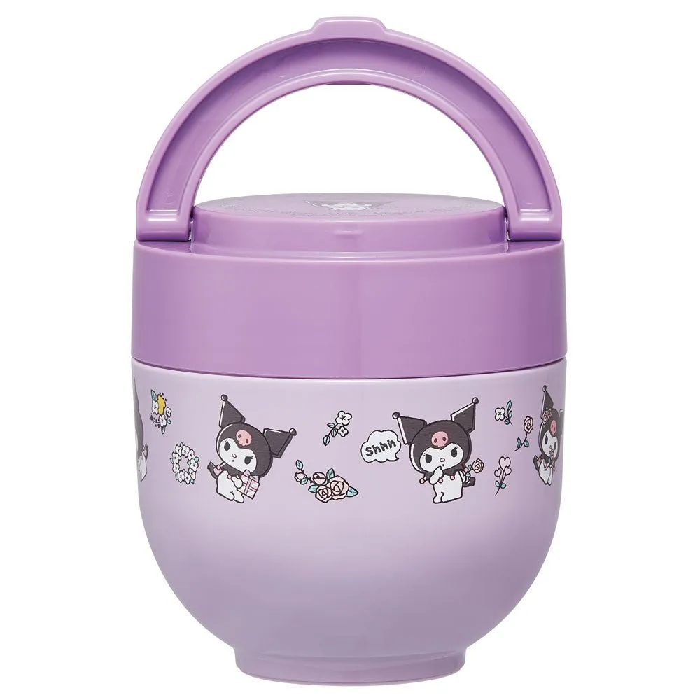 SKATER Keep Warm Lunch Jar with Folding Handle 540ml -  Kuromi