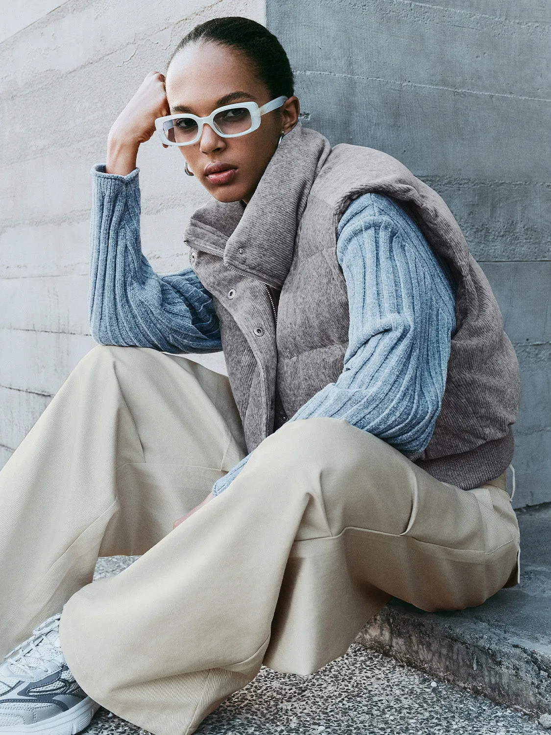 Slant Pocket Padded Vests