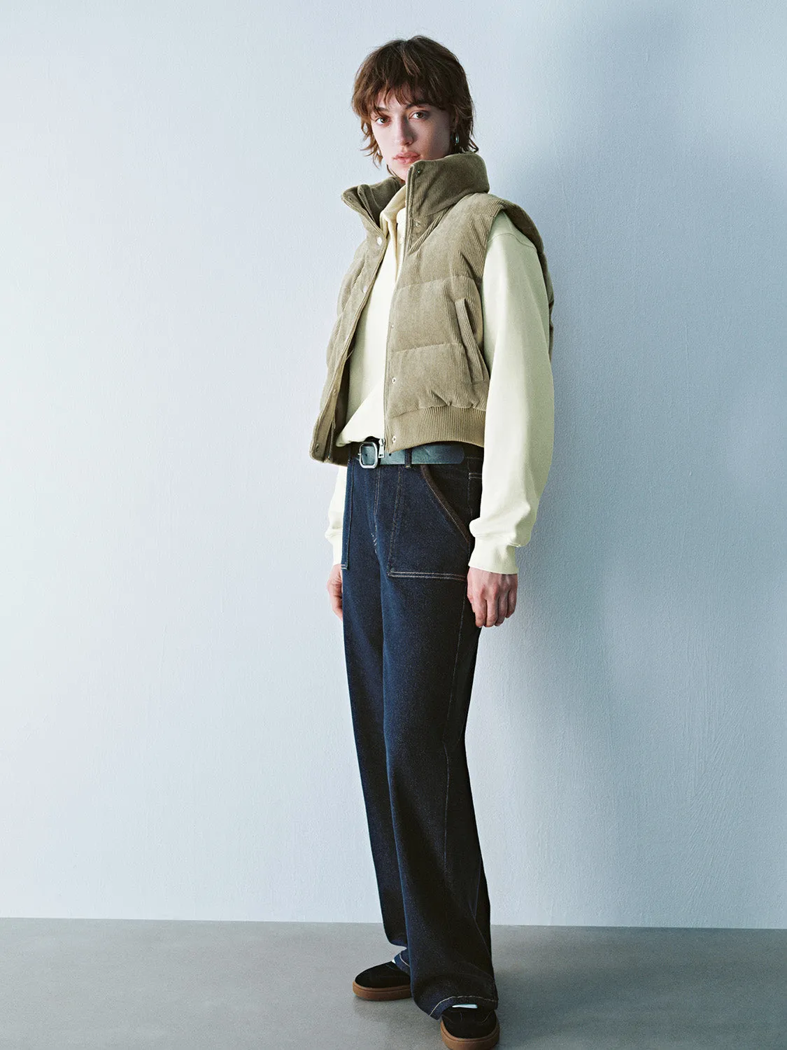 Slant Pocket Padded Vests