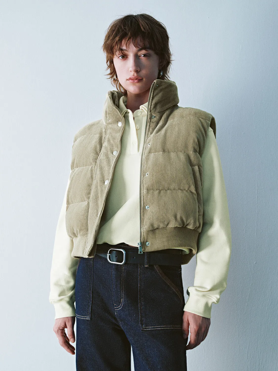 Slant Pocket Padded Vests