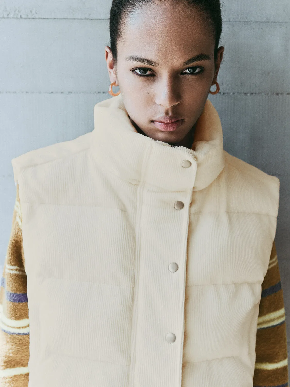 Slant Pocket Padded Vests
