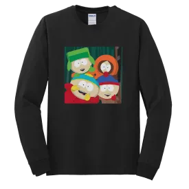 South Park Boys Picture Adult Long Sleeve T-Shirt