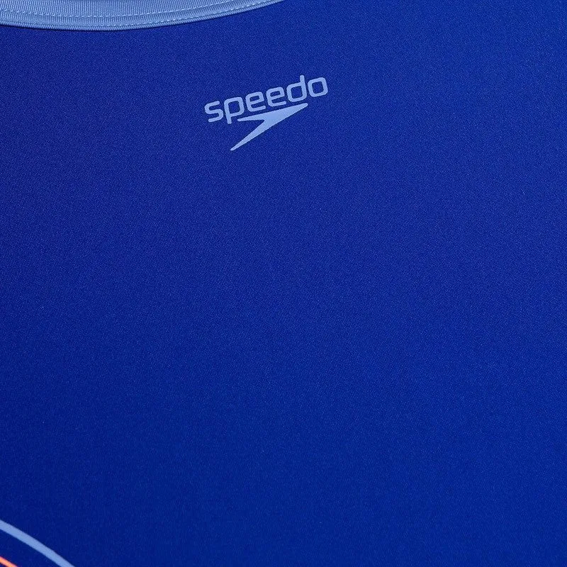 Speedo Girls Plastisol Placement Thinstrap Muscleback