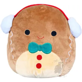 Squishmallow 12 Inch Jordan the Gingerbread Boy Christmas Plush Toy