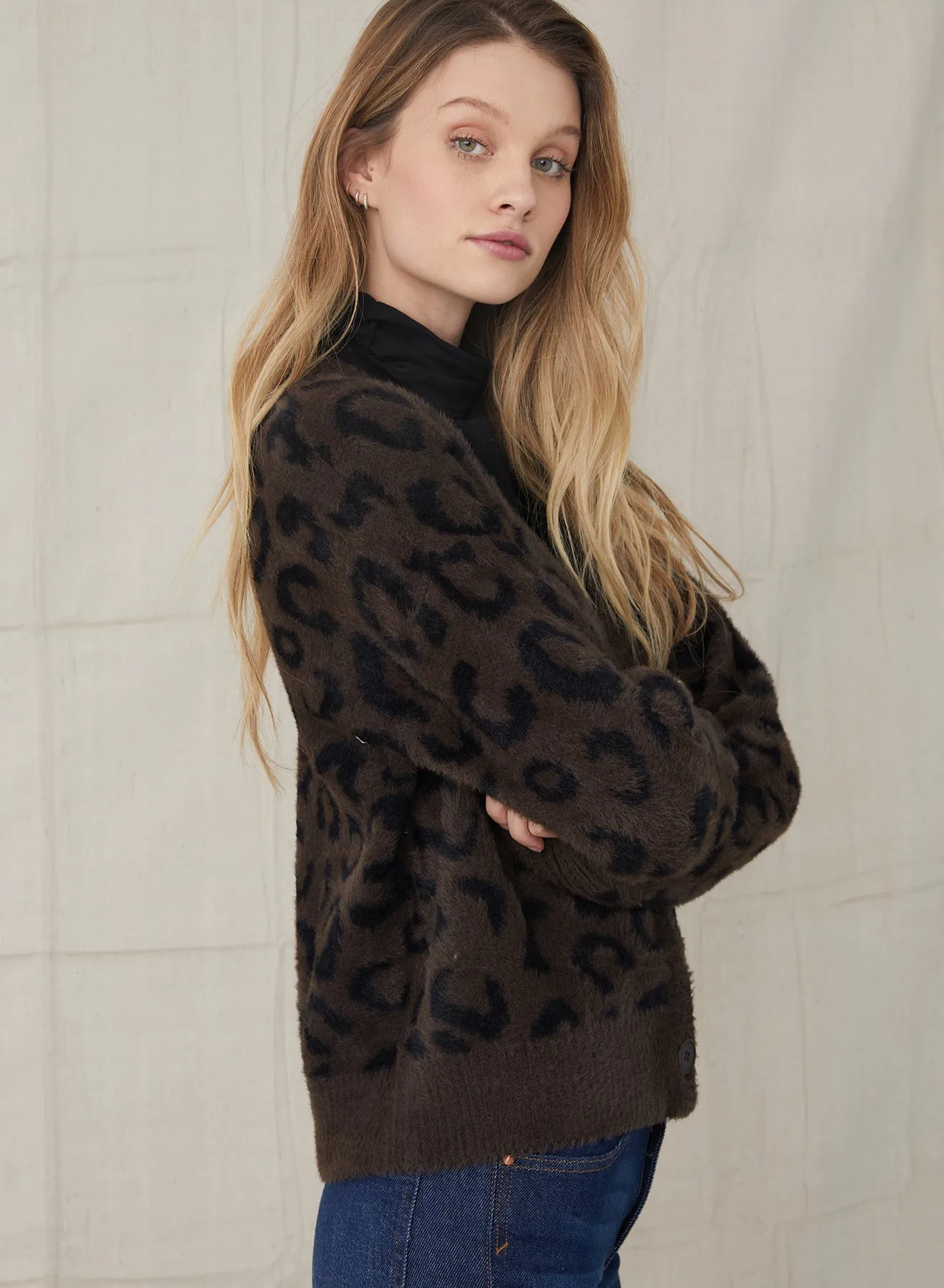Sweater Cardigan - Dark Cacao