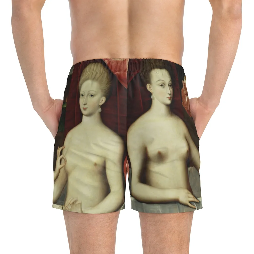 Swim Trunks AL BLUE DESIGNED  CLASSIC ART