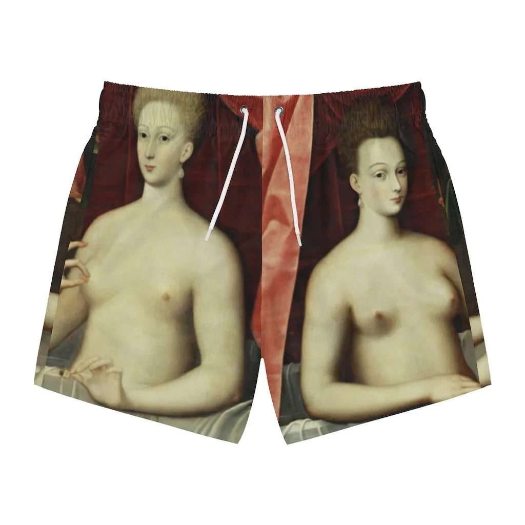 Swim Trunks AL BLUE DESIGNED  CLASSIC ART
