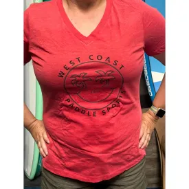 WCPS Women's West Coast Face San Diego Logo T-SHIRT