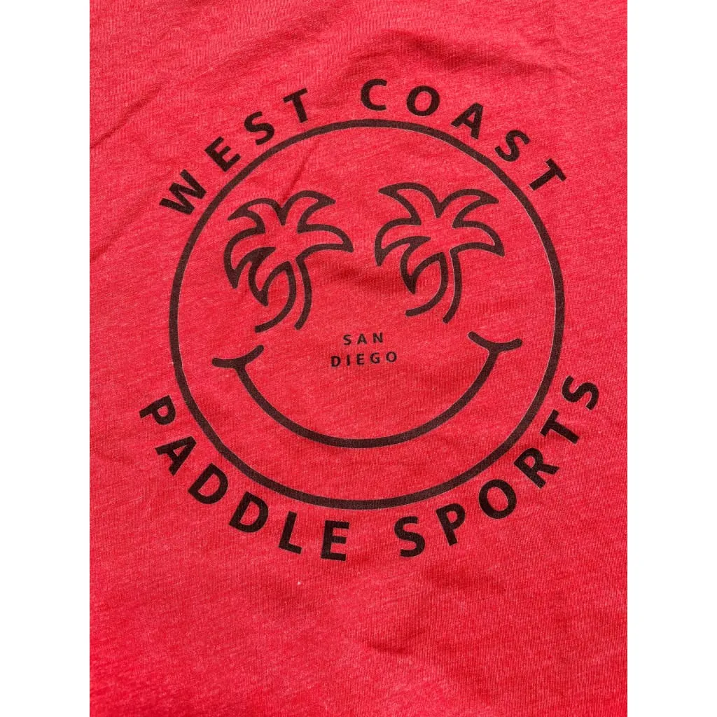 WCPS Women's West Coast Face San Diego Logo T-SHIRT