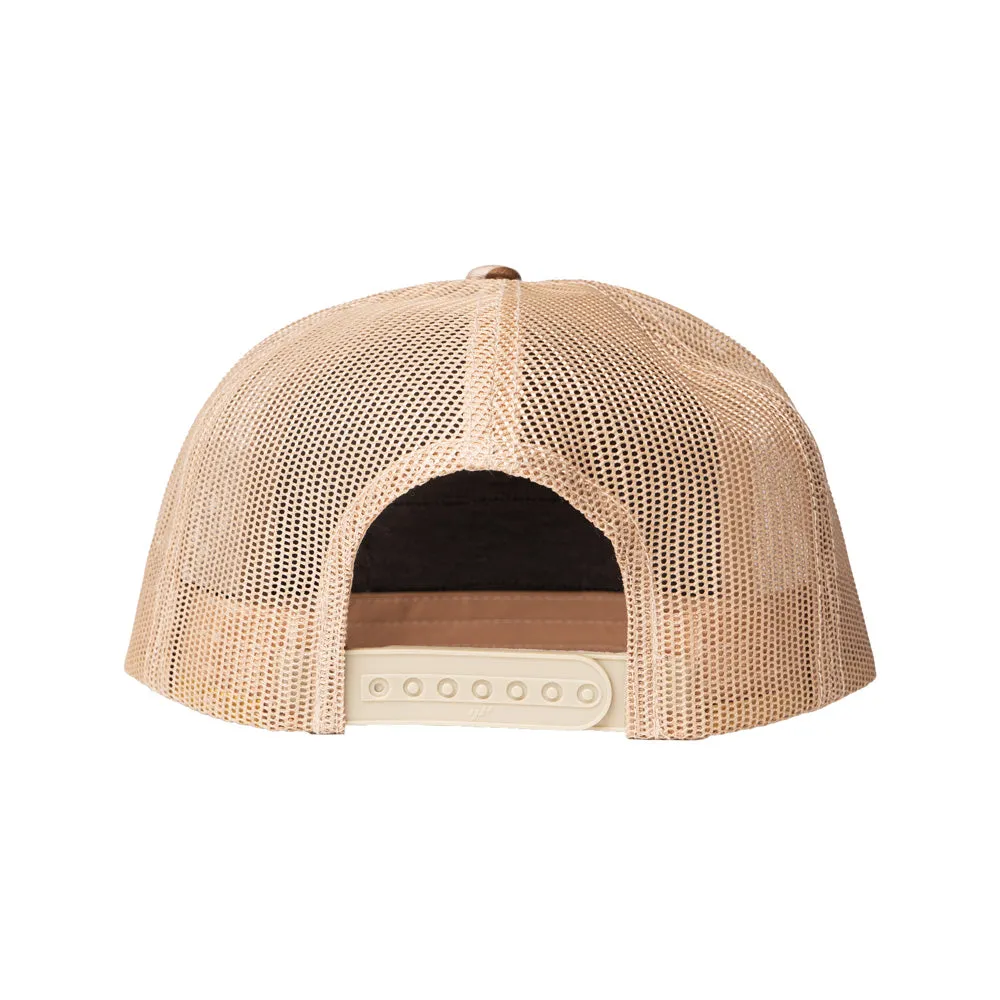 Wear Boldly 5-Panel Mesh Trucker Snapback [DESERT BROWN MULTI-CAM]