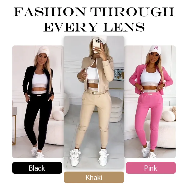 Women's 3-Piece Zip-Up Tracksuits