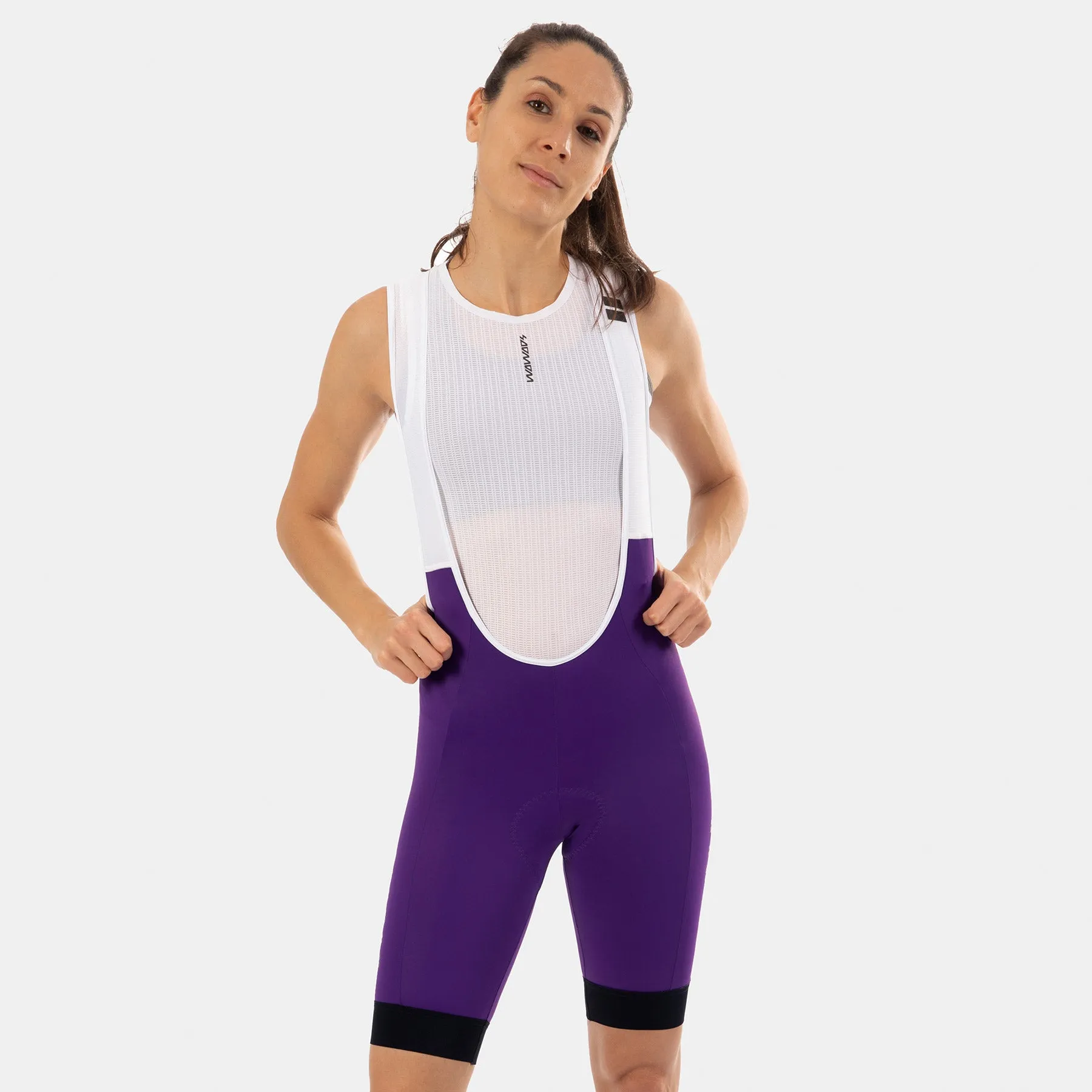 Women‘s Base Classic Bib Shorts - Purple
