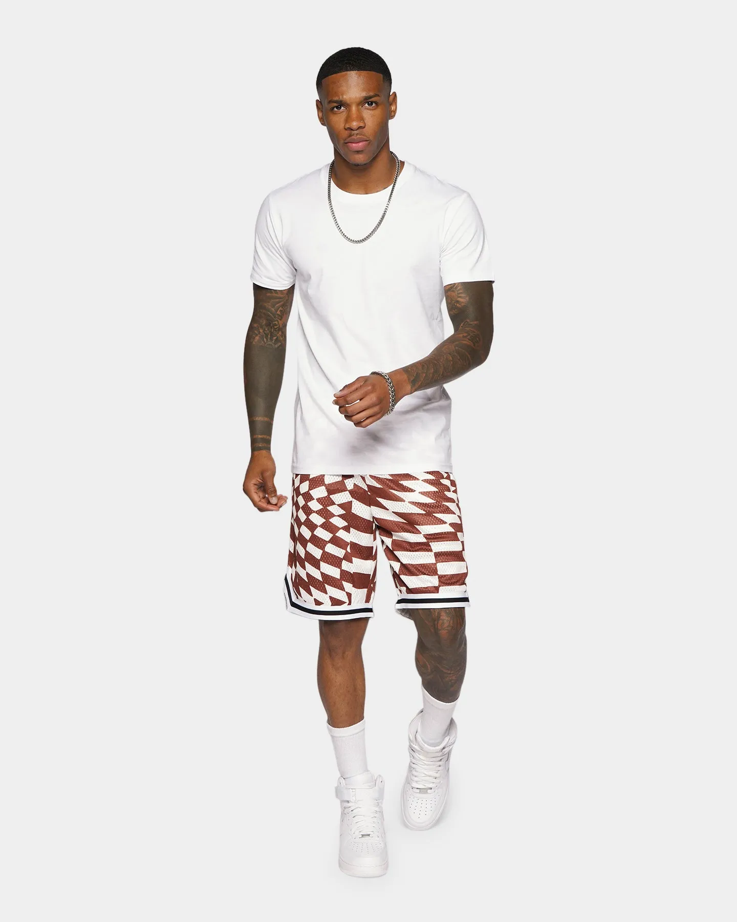 XXIII Cyris Basketball Shorts Cigar/White